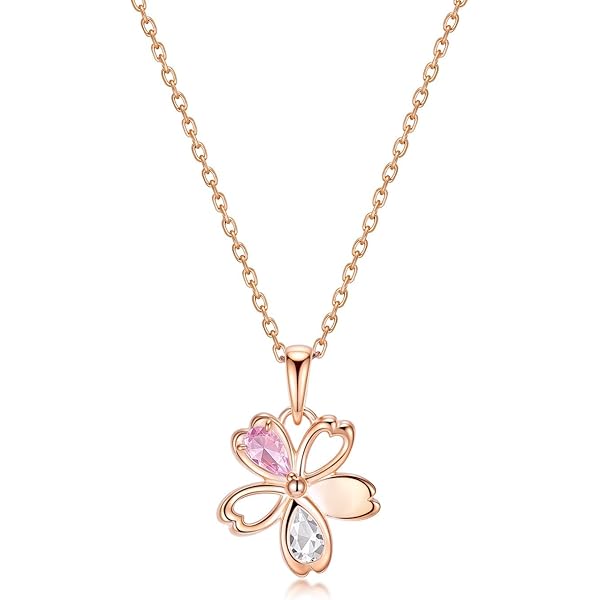 最高品質✨ Hモチーフ ネックレス ピンク ネックレス イニシャルH k18RGP czダイヤモンド Hモチーフ 高