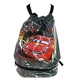 Disney ディズニー カーズ2 プールバッグ ナップサック グレー