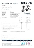 Bristan AE 1 / 2 C Acute Easyfit Basin Taps – クローム