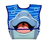 Dex Baby Dura Bib Big Mouth (Dolphin) by Dexbaby