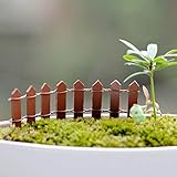 Ochine　ドールハウス　フェンス　ミニチュア 木製フェンス　ガーデン 装飾品　デザイン小物　アクセサリー　雑貨　鉢植えの装飾　庭の装飾　室内の装飾　癒し　マイクロ　20個セット　11色が選べる