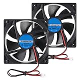 ACEIRMC 9225 92mm x 92mm x 25mm 2ピン DC 12V 2ピン コンピュータファン 高速マフィンファン 冷却ファン 3Dプリンター用 コンピューターケース DIY冷却換気プロジェクト(12V 2ピン) 2個