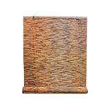 Radiance 3370730 Reed Woven Wood Bamboo Roll Up Window Blind, 48-Inch Wide by 72-Inch Long, Cocoa [並