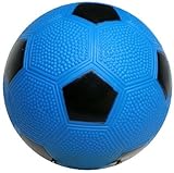 【マイカラーボール】 (6インチ／直径15㎝) カラーサッカーボール (凹凸アリ) (通常色) (1個セット) (青色)