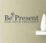 Be the Present for Your Childrenビニールウォールアートインスピレーション引用符デカールステッカー