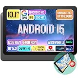 【専用レザーケース付き】Zuleisy Android 15 タブレット 10インチ Wi-fiモデル、Unisoc T310、12GB+64GB+1TB TF拡張、10.1" HD IPS 1280x800、Widevine L1 対応、5G Wifi+BT 5.0+GPS+FM、5000mah+Type-C充電+3.5mm イヤホンジャック、OTG+顔認識+無線投影+画面分割