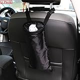 車ゴミ袋2パックBackseatヘッドレストHanging TrashバッグLitter Can Rubbishコンテナストレージバッグ洗濯可能leak-proofホームオフィス車の使用 – -- r