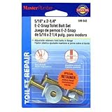 マスター配管工599043 MPスナップトイレボルト、2 - Pack