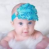 RuiChyファッションBaby Girl Womanかぎ針編みヘッドバンドヘアバンドDaisy Flower