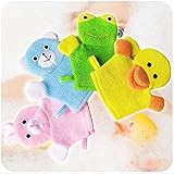 （1個入り）バスマット　かわいい人形　ソフトベビーバス手袋　スポンジ 　ランダムスタイル