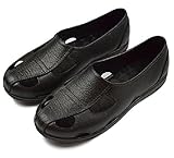 （クローバーシューズ）clover shoes ナース シューズ 介護 看護 医師 病院 施設 (ブラック 25.0cm)