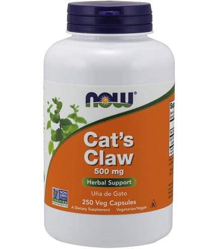 Amazon | NOW Foods - 猫の爪(Una de Gato) 500 mg。250カプセル | NOW