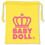 ベビードール 王冠ロゴキンチャク キッズ ベビー Mサイズ イエロー
