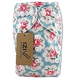 iZiv新生児1厚いおむつ付きオーガニック幼児防水/調整/再利用可能/洗えるポケット布おむつのフィット赤ちゃん0.5-3歳(フラワー)