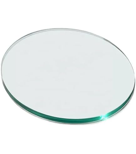 【一点モノ 特注品 希少】強化ガラス天板 円形 直径 127センチ 厚さ8ミリ Amazon｜円形 強化ガラス 円形テーブル 天板 透明 強化安全