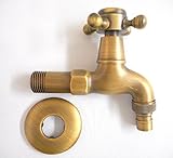 MSP アンティーク 調 蛇口 水栓 ガーデニング レトロ 真鍮 製 ブロンズ エクステリア DIY