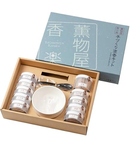 香彩堂 薫物屋楽 手づくり線香キット Amazon | 手作り線香（お香）キット （トラディショナルタイプ