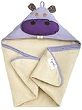 3 Sprouts Hooded Towel　Hippo　（並行輸入）