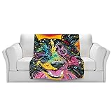 ブランケットウルトラソフトFuzzy 4サイズ！DIANOCHEデザインからby Dean Russo Smiling Collie Dog Home Decor Unique Designer芸術的