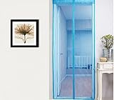 vinmaxマジックメッシュドア画面Net withマグネットAnti MosquitoバグFlyカーテンHands Free
