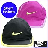 NIKE ナイキ ベビー DRI-FIT ドライフィット 帽子 つば付帽 赤ちゃん お出掛け帽 46～48cm-デザインB/黒×黄色