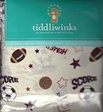 Tiddliwinks Future All Star Fitted Sheet - Ecru by Tiddliwinks