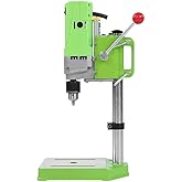 Bench Drill Press, 220V 710W Mini Adjustable Benchtop Drill Press Stand Floor Drill Table Workbench Compact Drill Wood Drilli