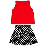 Dourabbi 子供服 女の子 dress for baby 夏 可愛い オシャレ 女の子 ドレス 2つ セット 子供 スカートスーツ パーティードレス pretty cute daily (120