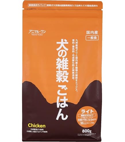 Amazon.co.jp: アニマル・ワン アニマルワン 犬の雑穀ごはん アダルト