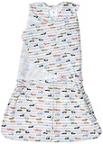 Halo HALO SleepSack Swaddle 100% Cotton Race Track Size Small - Blue by Halo
