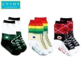 LAVIE NEWYORK ソックス(3足入り) 0－12カ月 キャンパスシューズセット 綿 ナイロン nyso01