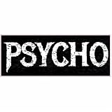 米国カスタムステッカーPsycho Distressedステッカー 3" USCS-1499408813-3
