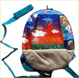 迷子紐つきのリュックサック　ナイロン製のリュック　雨にも強い お餅担ぎ　一升餅＊出産祝いやギフトにもどうぞ＝ベビー用品