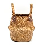 ポータブルバスケット多機能折りたたみ手作りプラントバスケット