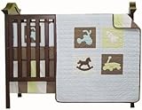 Kidsline Mod Pod Pop Toys 4-Piece Crib Bedding Set by KidsLine