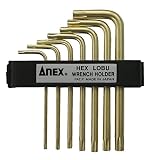 アネックス(ANEX) ヘクスローブレンチ 穴付 ホルダー付 7本組 6セット入 No.639