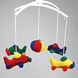 trousselier (トラセリア) 手巻式オルゴール付ベッドメリー プレーン【M1196】