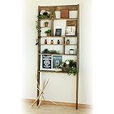 フリーラック オープンラック ディスプレイラック 薄型収納 収納棚 小物入れ 収納家具 ラック SR-0406 おしゃれ シンプル ブラウン 茶 幅79.4cm