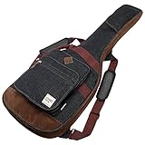 Ibanez アイバニーズ ギグバッグ IGB541D デニム調 POWERPAD エレキギター用 BK(ブラック) 【Ebiオリジナルピック付】