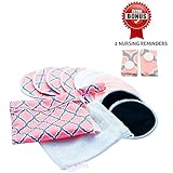 EvaPura Washable Nursing Pads - Bamboo Nursing Pads Ultra Soft - Washable - 6 Regular 4 Overnight - 