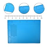 35*25センチ断熱シリコンパッド電気bgaはんだ修理ステーションメンテナンスプラットフォームでネジ場所マット