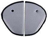 Pinksee Baby Kids Car Safety Cover Strap Adjuster Pad Harness Children Seat Belt Clip (Gray) by PINK