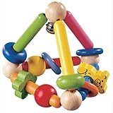 GOGO TOYS（ゴーゴートイズ社）　【トライアングル】 木製ラトル　がらがら　0歳　1歳