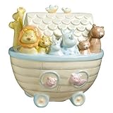 Grasslands Road Noah 's Ark Shapedバンク、、光沢セラミック7 by 4 1 / 2 by 6 1 / 2インチby Grasslands Road