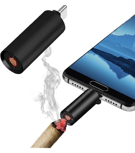Amazon.co.jp: ZXCVWWE 電気ライター Type-C 充電式 ミニライター
