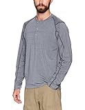 Arborwear Men's Heavy Tech Henley Heather Charcoal Small [並行輸入品]