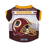 NFLワシントンレッドスキンズペットパフォーマンスTシャツ、Xsm