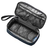 サンワダイレクト トラベルポーチ 旅行 出張 便利グッズ 収納ポーチ ネイビー 200-BAGIN006NV