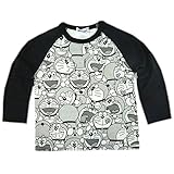 ドラえもん 長袖Tシャツ ロンT fo-ntdr 120cm 総柄黒