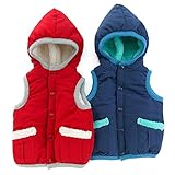 La Chiave(ラ キエーベ) ２WAYベスト (80～130cm) キムラタンの子供服 (53325x53525-163) レッド 80